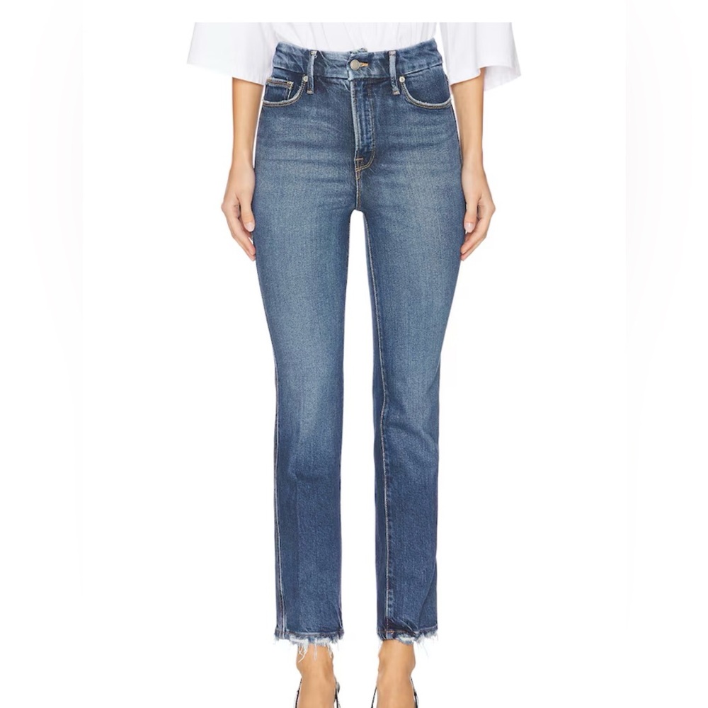 Good American GOOD CURVE STRAIGHT JEANS | INDIGO338 - 4/27
